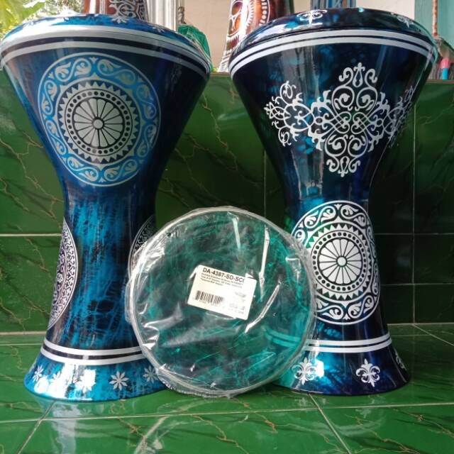 Darbuka murah sombaty 8,75 inci mika remo percussion motif mesir darbuka 8 3/4 inchi darbuka 8,75 in