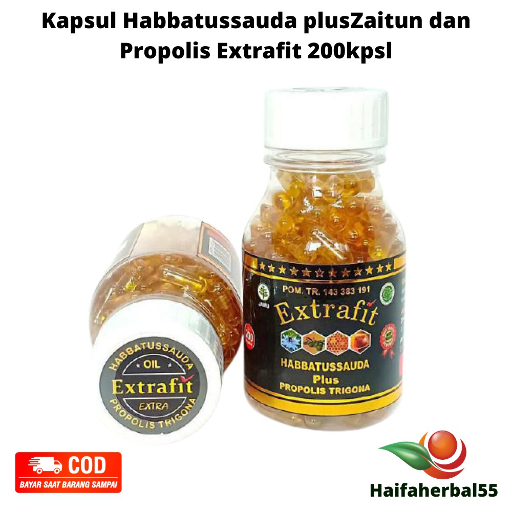 

Kapsul Extrafit Habbatussauda Oil Plus Propolis Trigona isi 200