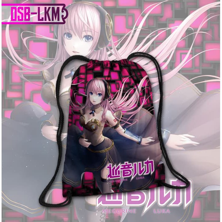 [ANIME/GAME] Tas Serut / Drawstring Bag Vocaloid Luka Megurine