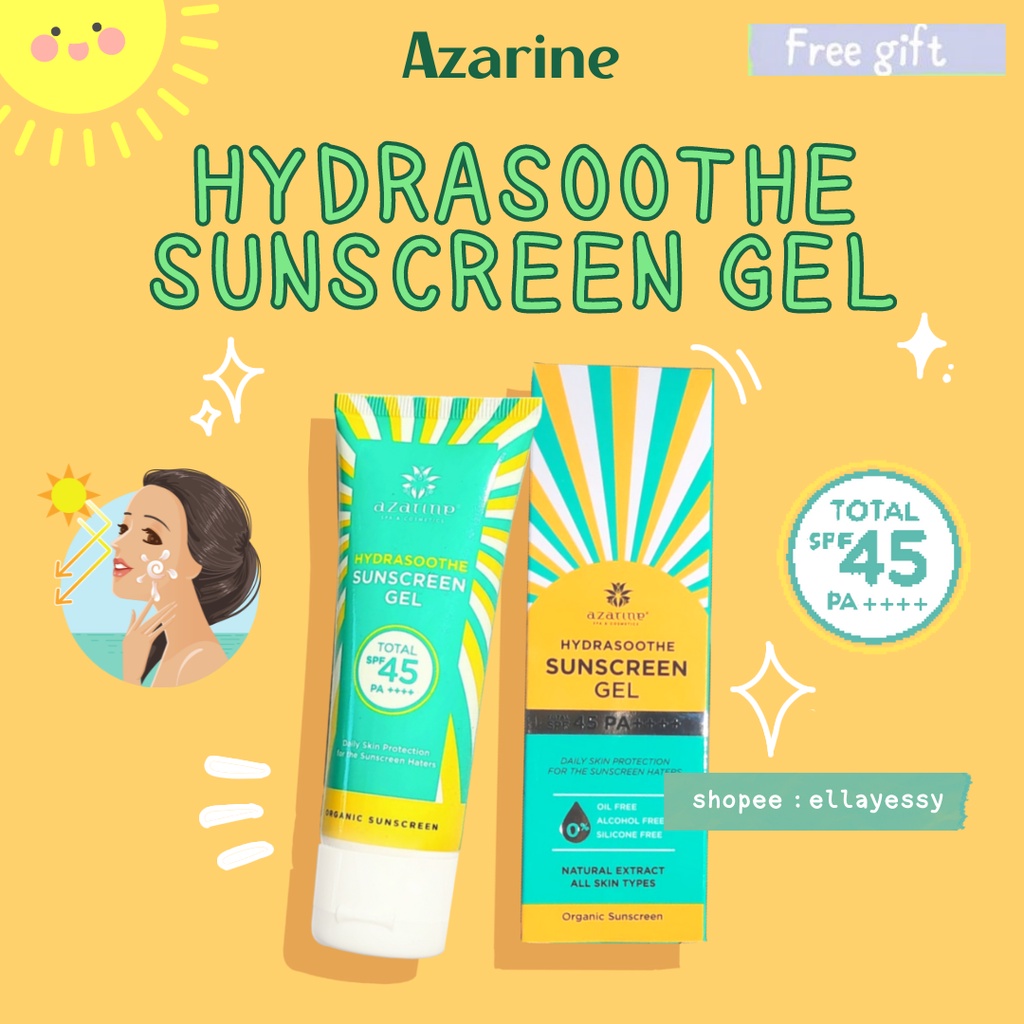 azarine hydrasoothe sunscreen gel SPF 45++++