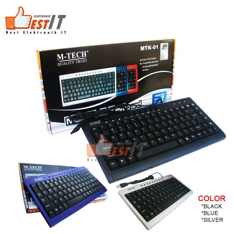 Keyboard Usb PC Komputer laptop M-Tech 01