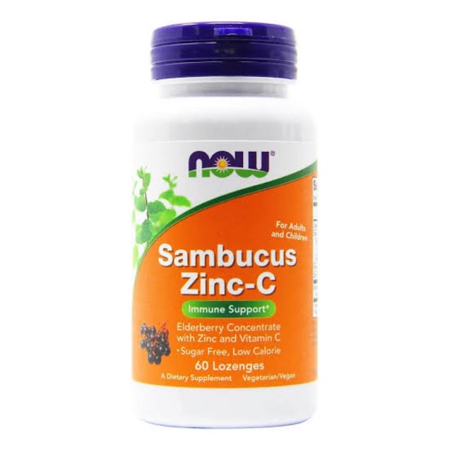 Now Sambucus Zinc-C Immune Support 60 Loz