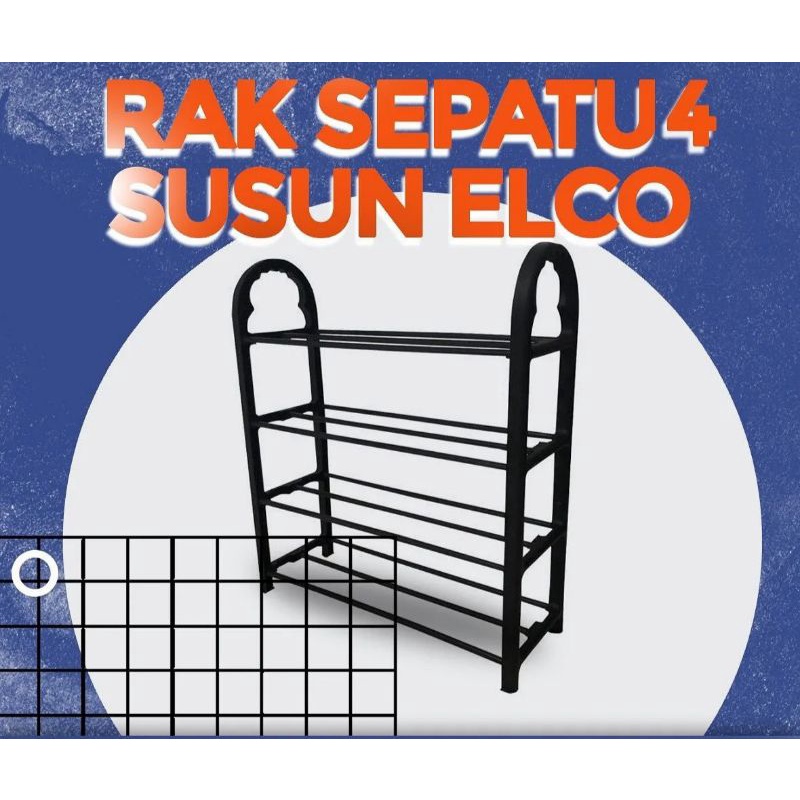 Rak Sepatu Elco 4 Susun