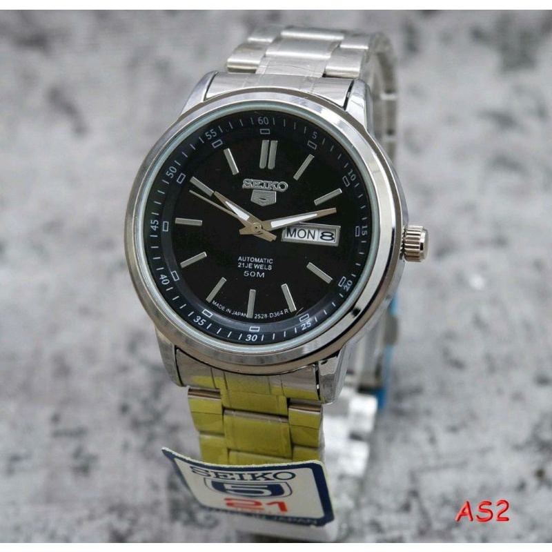 Jam Tangan Seiko Tanggal Hari Jam Tangan Pria Jam Tangan Stainliss