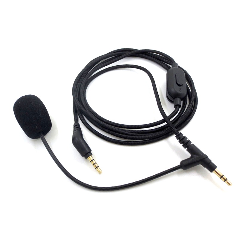 Btsg Kabel Audio 3.5mm Dengan Peredam Suara + Kontrol Volume Mic Untuk WH-1000XM4 / 1000XM3 H