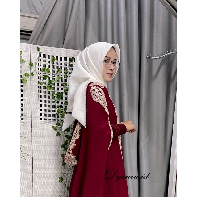 (READY LANGSUNG KIRIM) KAFTAN MUSLIM ORIGINAL TERBARU MAHERA SELENA PESTA BY MAKARIM