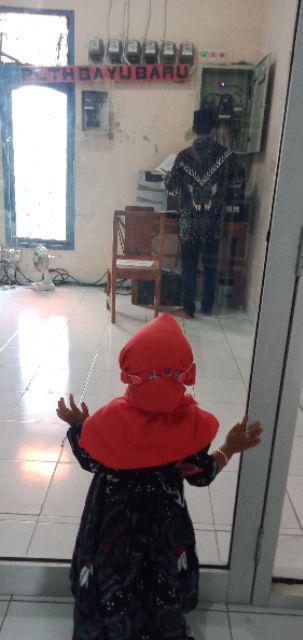 Batik Couple Keluarga Sania Ruffle Ori Ndoro Jowi Dnt