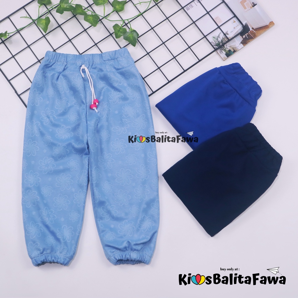 Jogger Molly Uk 3-4 Thn / Pants Celana Panjang Anak Perempuan Murah Joger Import Grosir Polos Murah babycinnamon