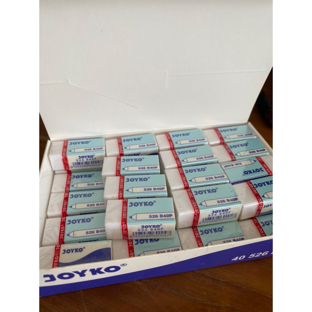

Penghapus Eraser Joyko Putih Kecil 526 B40P
