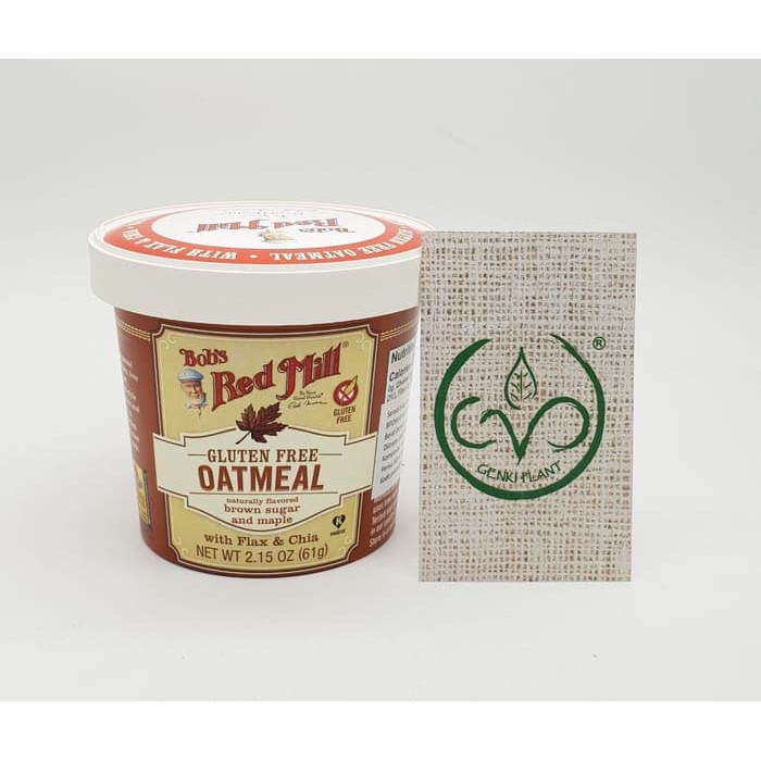 

Bob's Red Mill Gluten Free Oatmeal Cup (Brown Sugar & Maple) - 61g grosir