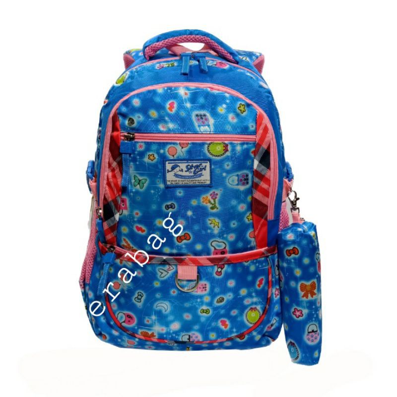 Tas Ransel Silver Girl Backpack Sekolah Wanita