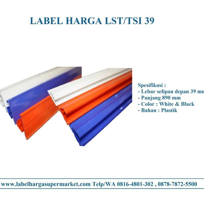 

PRICE TAG - PRICE RAIL - LABEL HOLDER - LABEL HARGA 2 POSISI