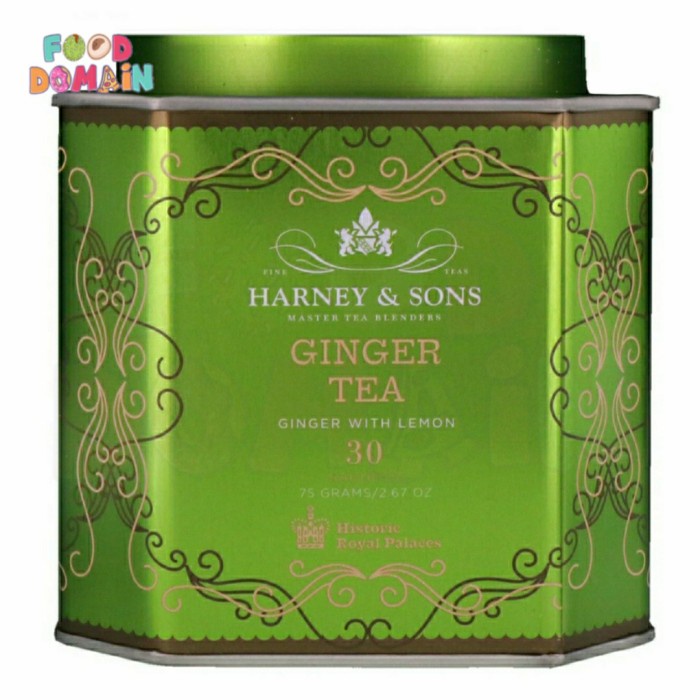 

Harney & Sons Ginger Tea with Lemon Historic Royal 30 Sachets - 75g