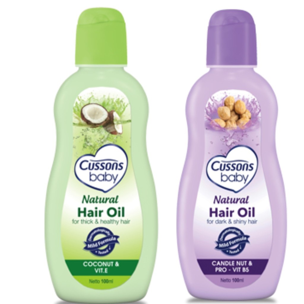 Cussons Baby - Natural Hair Oil Coconut &amp; Vit E 100 ml