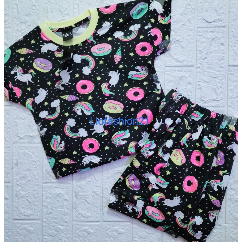 Setelan Anak Perempuan v3/w3 Celana Pendek baju pendek