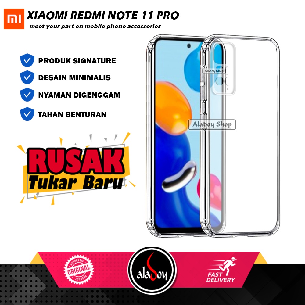 PROMO Case Xiaomi Redmi Note 11 Pro Ultrathin Cristal Clear HD Premium Softcase