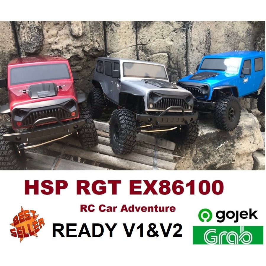 RC Adventure HSP RGT 86100 V1 Upgrade V2 Jeep Rubicon Skala 1/10