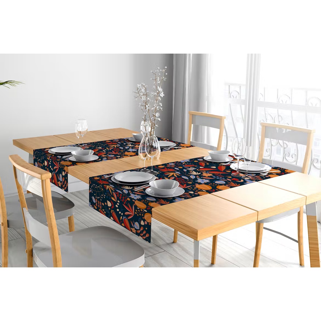 Tablecloth Mockup Decorating Ready Made Table