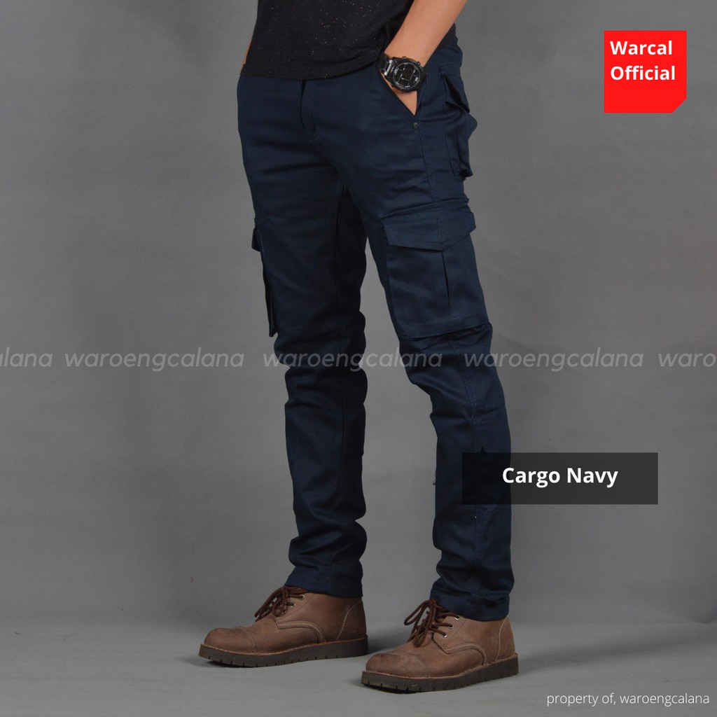 Malmo Celana Cargo Panjang Navy