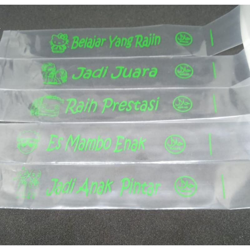 

plastik es Mambo sablon atau spidol 500gram warna hijau