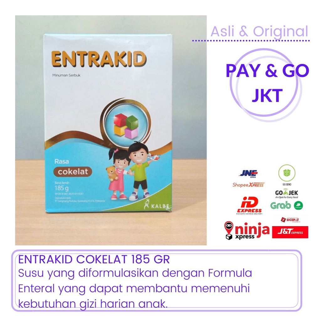 

ENTRAKID COKLAT 185 GR-DENGAN FORMULA ENTERNAL-SUSU PENAMBAH BERAT BADAN UMUR 1