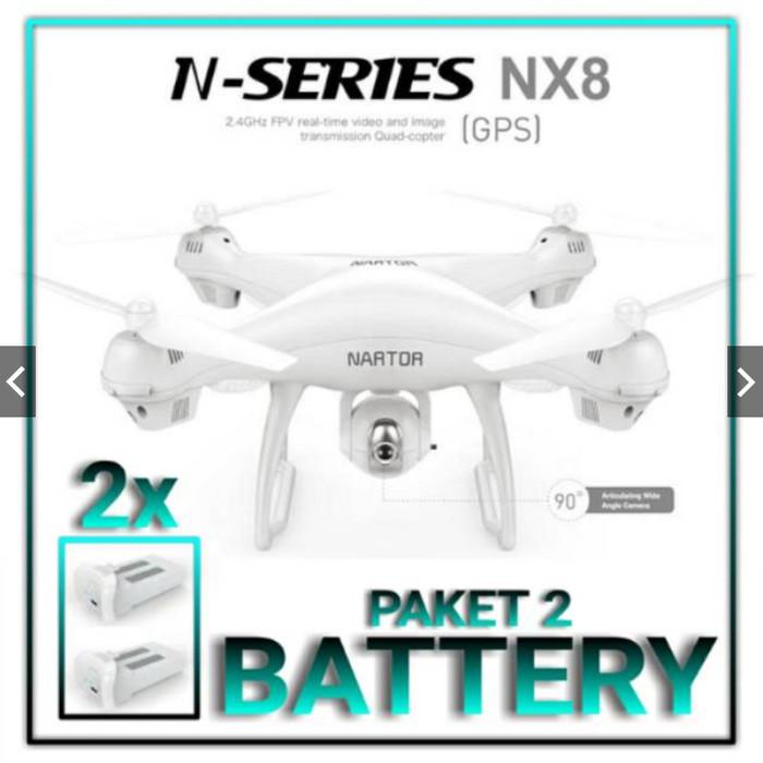 Zackymall Drone Nartor Nx8 - Drone Gps Termurah Bisa Angkat Camera Action Cam