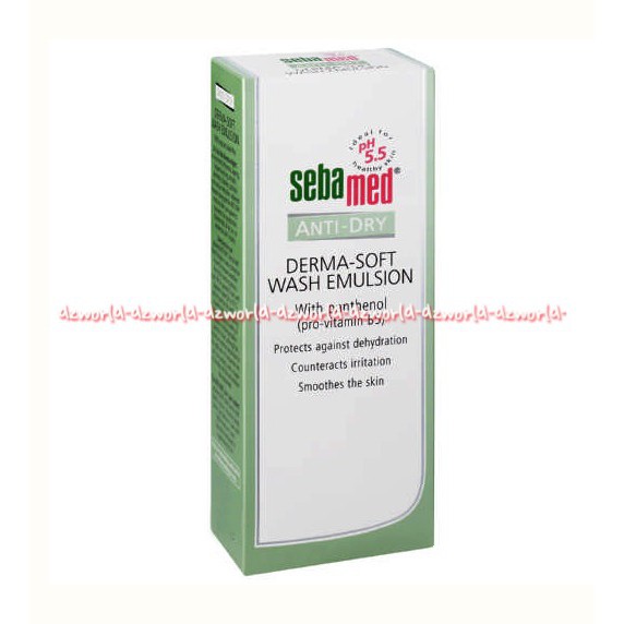 Sebamed Anti Dry Derma Soft Wash 1000ml Sabun Mandi Sabun Cair Untuk Kulit Sensitif Kering Seba Med 1L 1Litter Soap Liquid