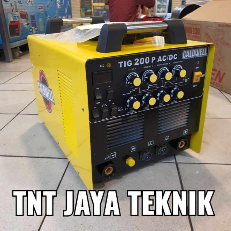 MESIN LAS ARGON CALDWELL TIG 200P AC/DC / TRAFO LAS ARGON CALDWELL TIG 200 P ACDC LAS ALLUMINIUM