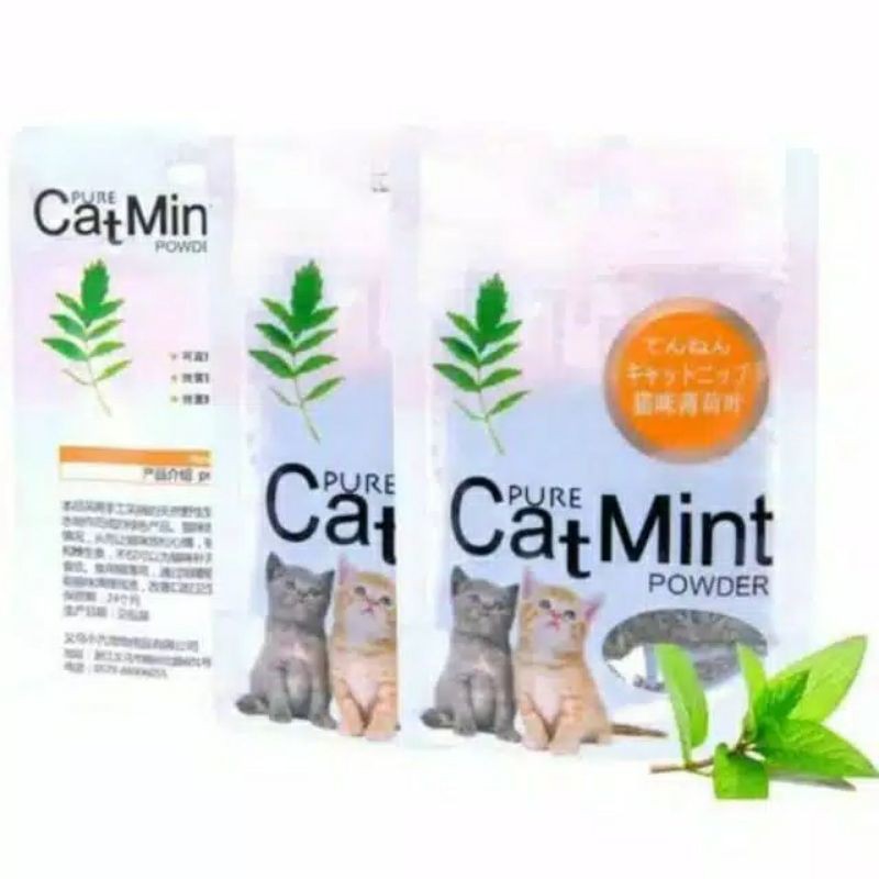 [TGL PRODUKSI] Catnip Camilan Kucing 5g Catmint Menthol Snack Makanan Cat Kitten Import