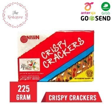 

NISSIN Crispy Crackers 225 gr - Biskuit Rasa Keju