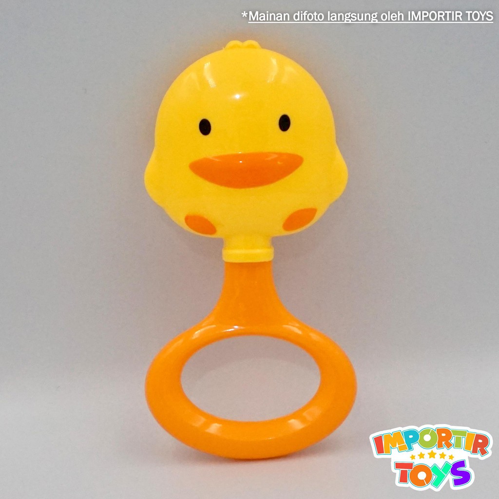 Mainan Kerincingan Bayi IMPORT MURAH Yellow Duck Bebek  