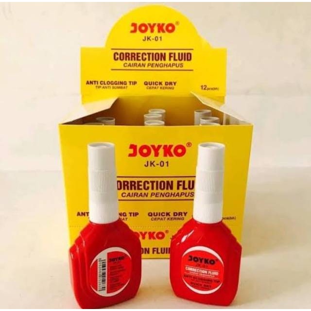 

Tip X Corection Fluid Joyko JK01 Merah