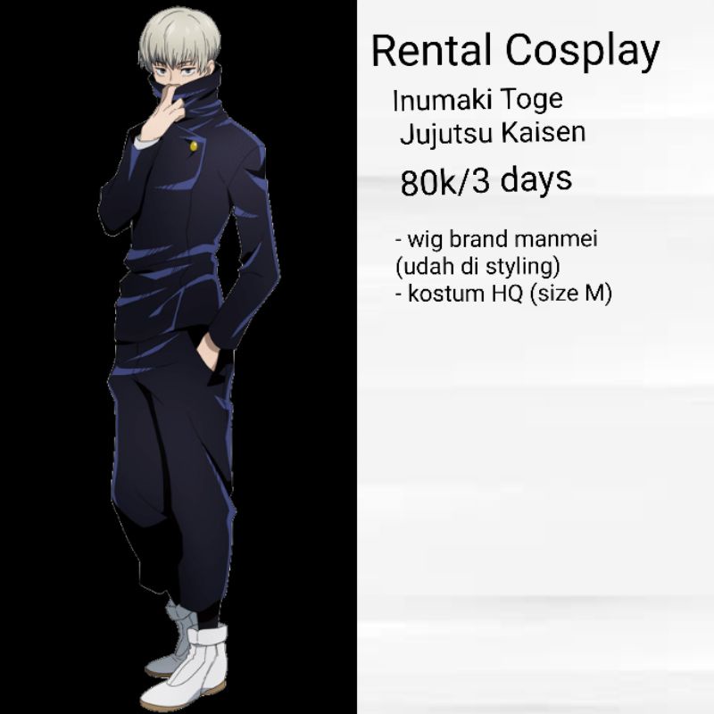 [Rental Cosplay] Inumaki Toge Jujutsu Kaisen
