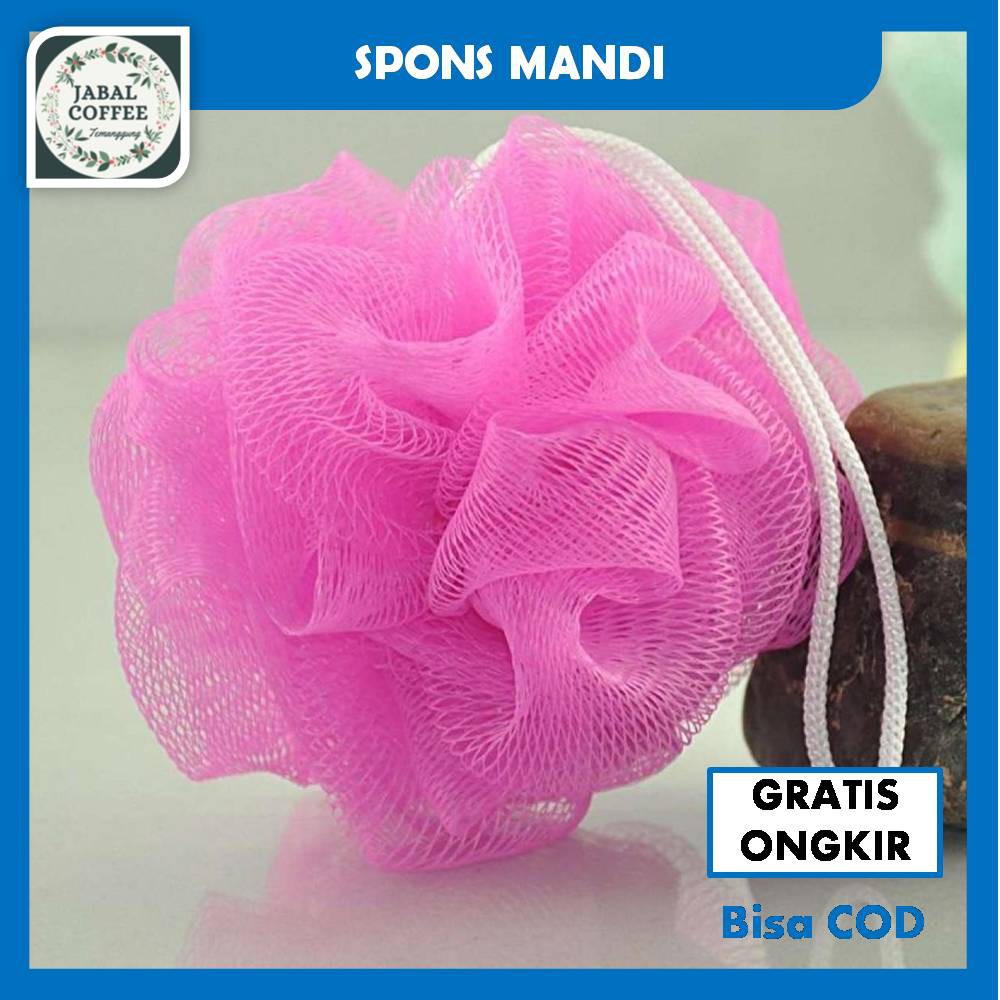 Spons Mandi Untuk Dewasa Dan Anak / Spont Mandi 20 Gram / Spont Warna Warni J64