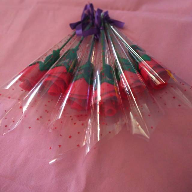 Bunga flanel 1 tangkai