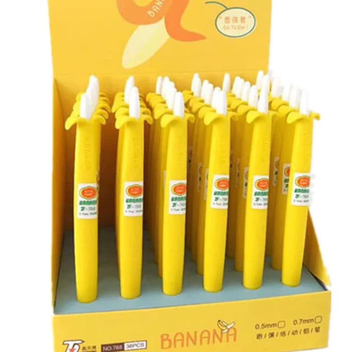 

Pensil Unik / Pencil Gold Banana Imut