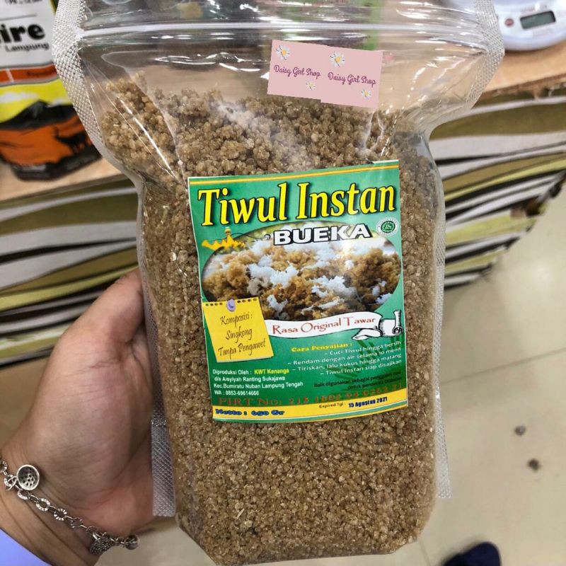 

Tiwul instant siap masak berat 650gr