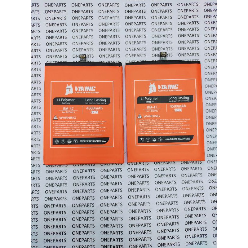 BAT BATTERY BATERAI VIKING DOUBLE POWER XIAOMI BM47 XIAOMI REDMI 3 3S 4X