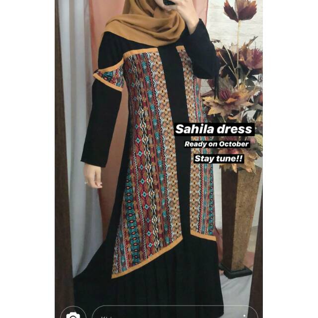 Ready Sahila Dress by Zeen by zi Size M dan XL