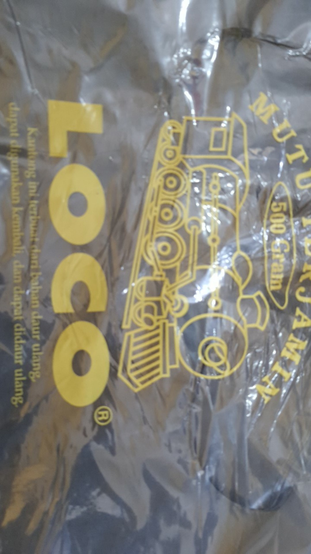 Kantong Plastik Kresek Loco Hitam Tebal 500 Gram