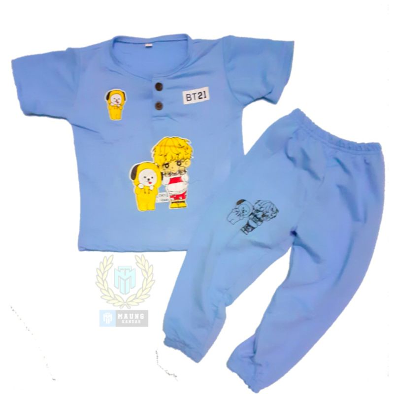 SET KIANO ANAK 1-5 TAHUN / SETELAN KIANO CELANA PANJANG SABLON