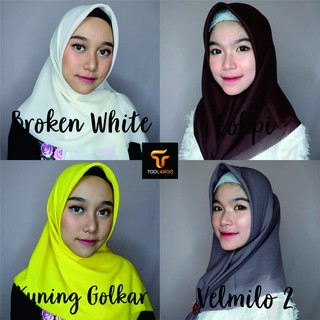 HIJAB BELLA  SQUARE  POLLYCOTTON LASERCUT JILBAB  SEGI 