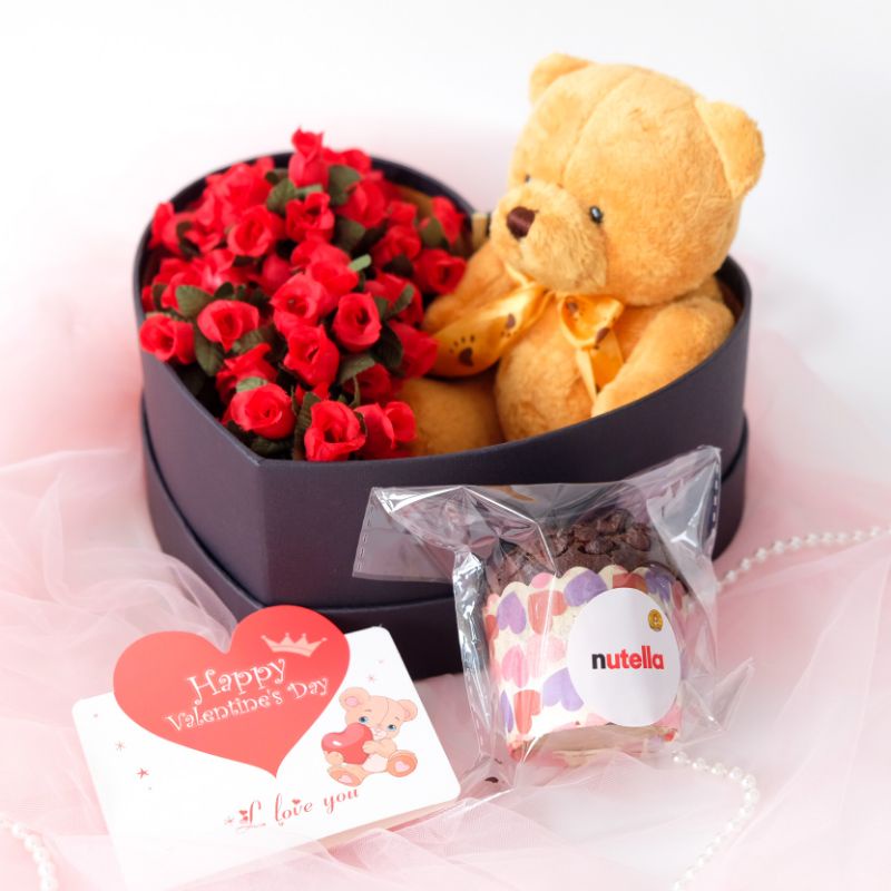 

HAMPER ANIVERSARY / VALENTINE / VALENTINE HAMPERS / VALENTINE GIFTS BOX MUFFIN
