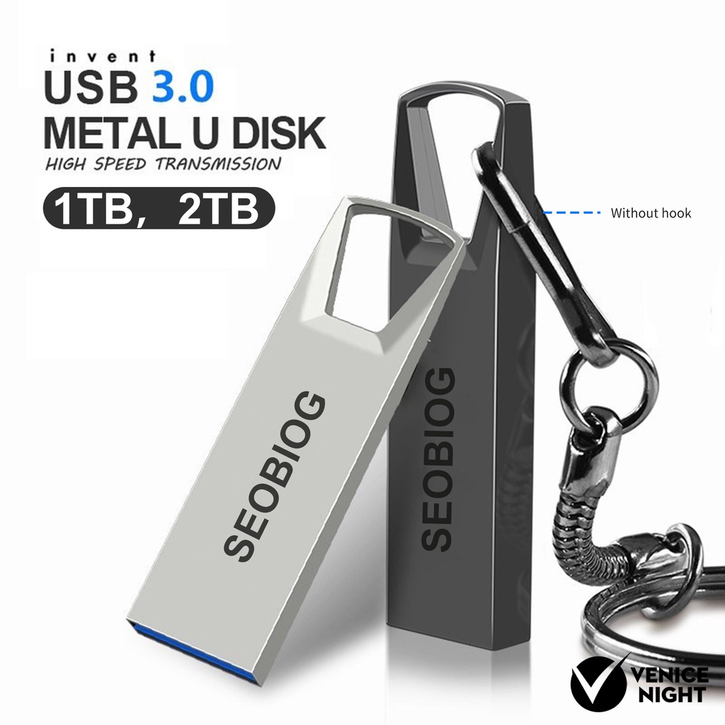 (SF) Seobiog Flashdisk Usb 3.0 Kapasitas 1T 2T Bahan Metal Tahan Suhu Tinggi