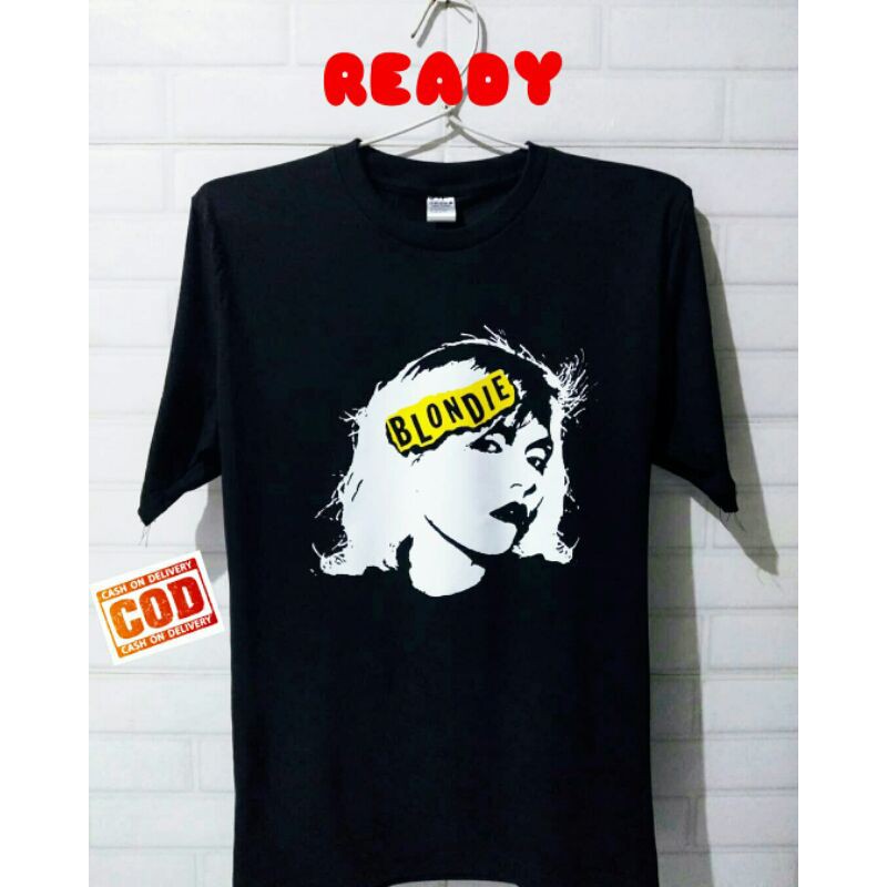 Kaos blondie/tshirt premium blondie/kaos musik/kaos band/kaos/ cod