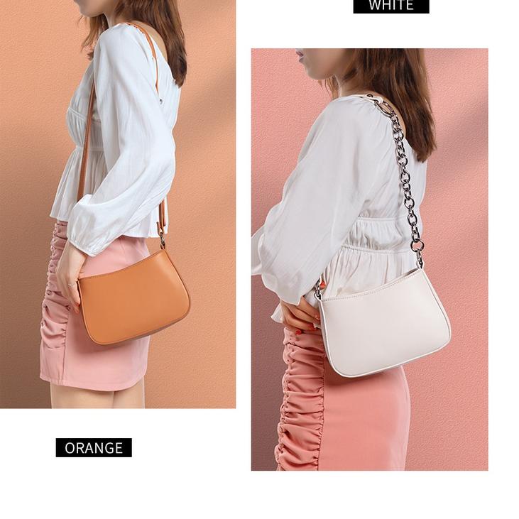 【FRESH】 Bostanten Tas Bahu Wanita Tas Selempang Wanita Tas Rantai Model Tebal Tas Fashion Santai