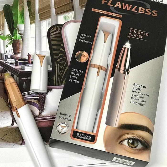 Flawless Electric Eyebrows Hair Remover Pencukur Alis Elektrik FLAWLBSS