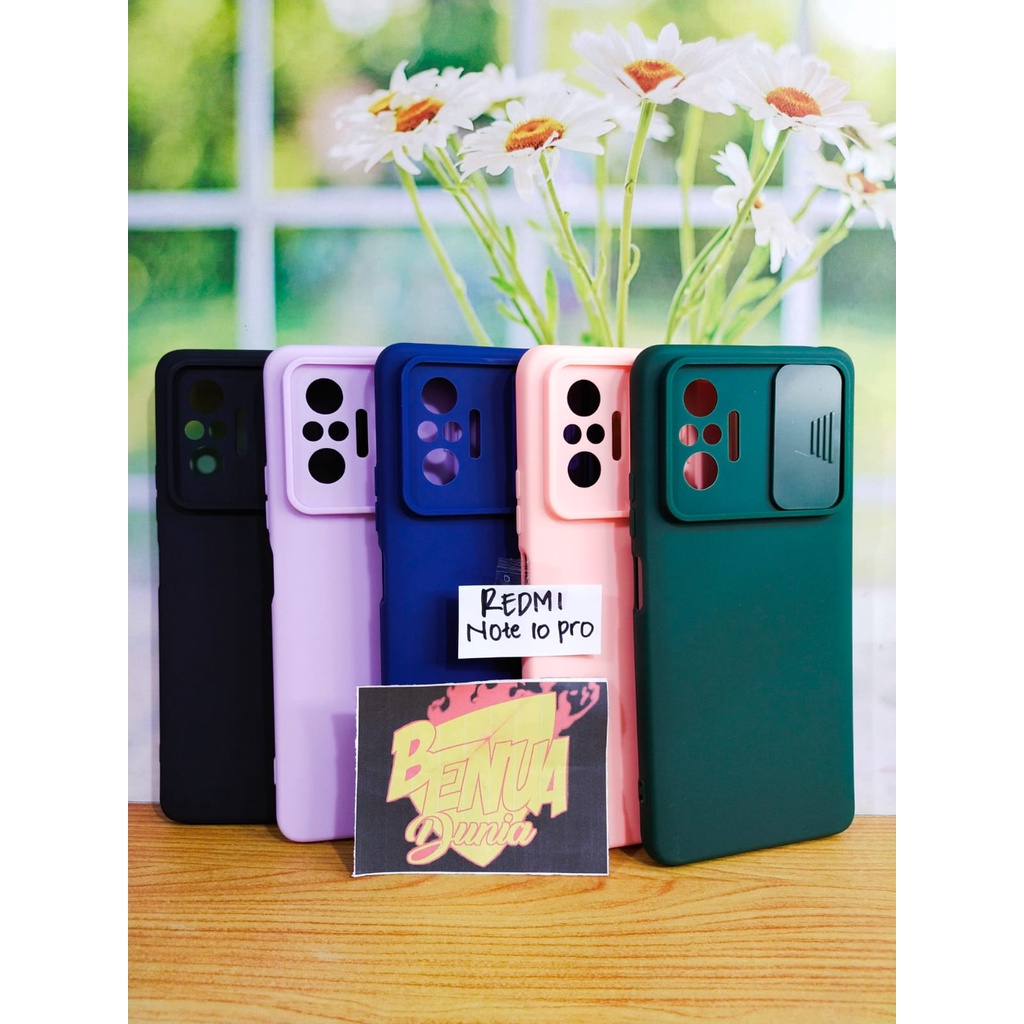 CASE XIAOMI REDMI NOTE 10 PRO / CASE SLIDE MACARON PELINDUNG KAMERA REDMI NOTE 10 PRO - BENUA DUNIA