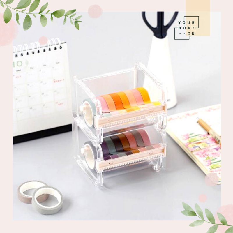 Stackable Washi Tape Dispenser / Kotak Penyimpanan Washi Tape.