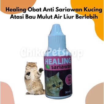 Healing Obat Anti Sariawan Kucing Atasi Bau Mulut Air Liur Berlebih